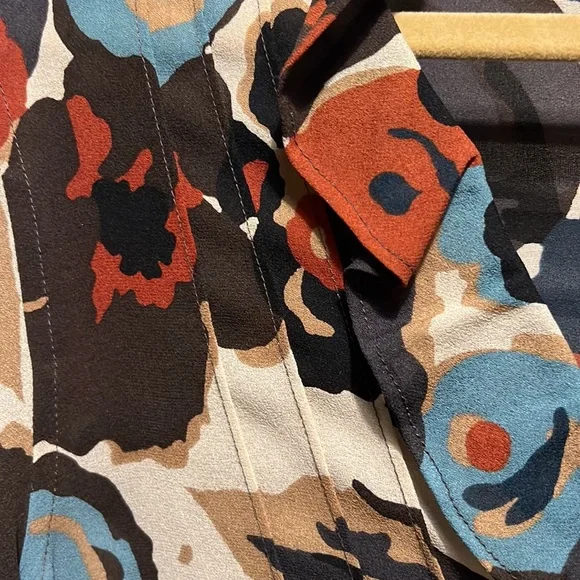 Vintage silk blouse - Picture 3 of 8